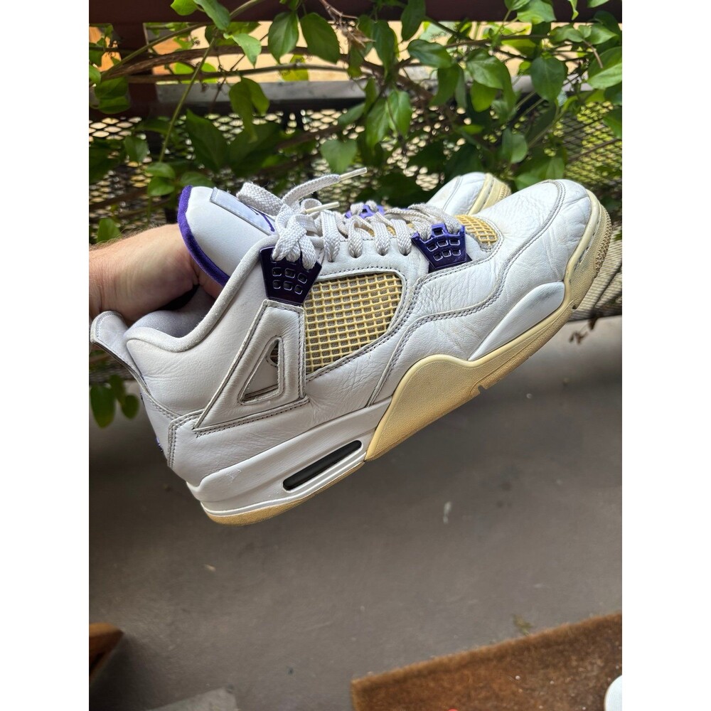 Nike Air Jordan 4 Retro Mid Purple Metallic СТ8527-115 Men’s Size 13